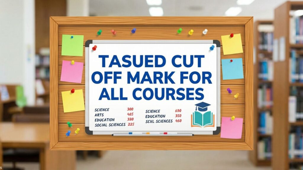 Tasued Cut Off Mark For All Courses