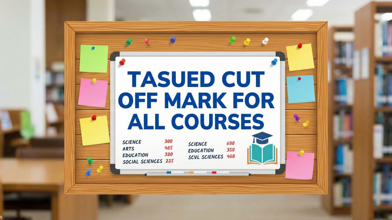 Tasued Cut Off Mark For All Courses