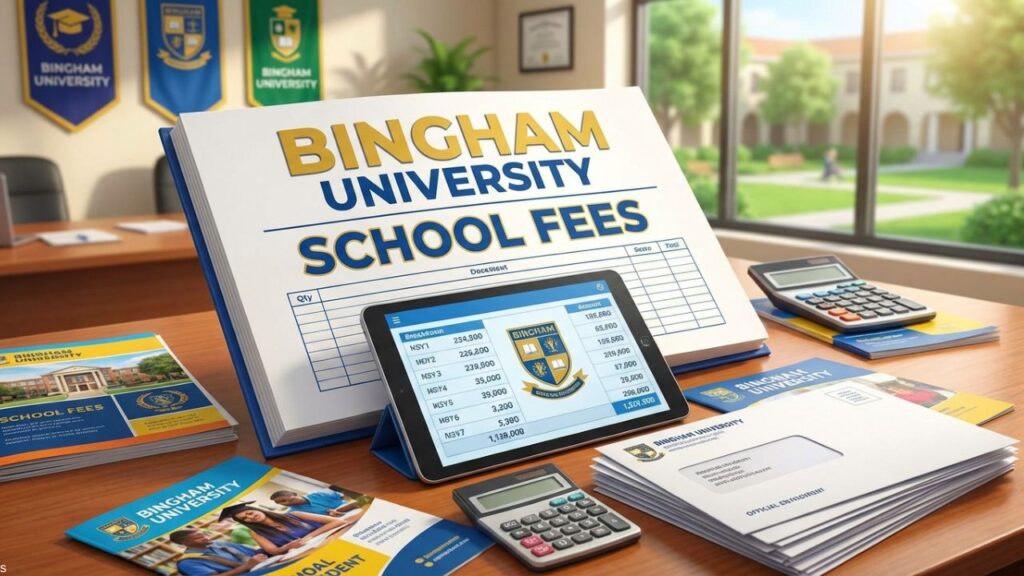 Bingham University school fees