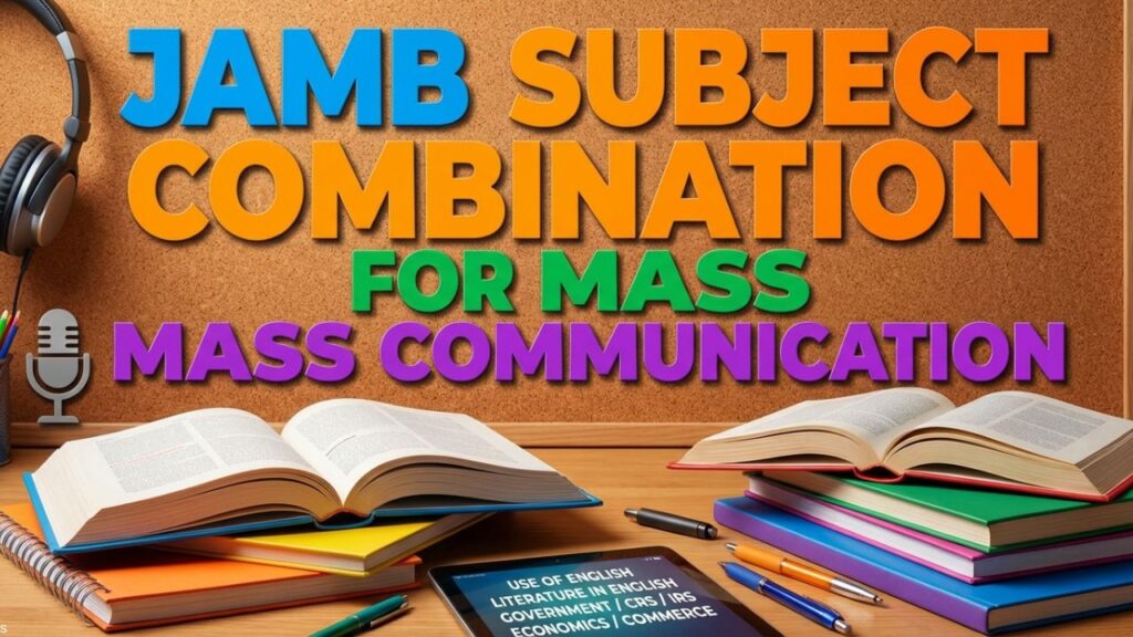 JAMB Subject Combination For Mass Communication