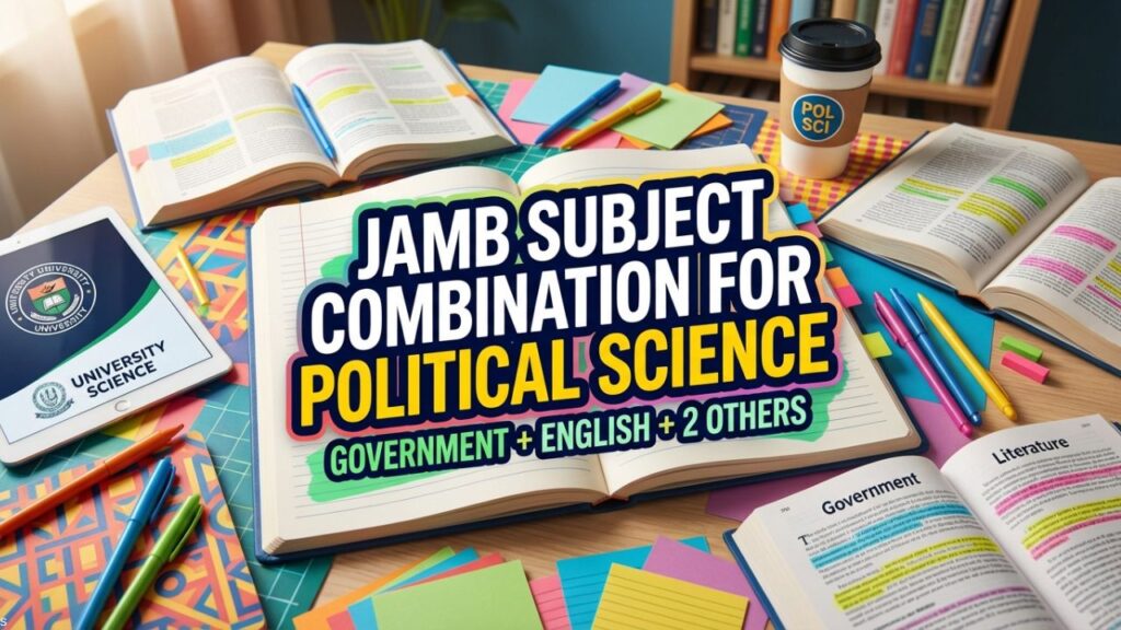 JAMB Subject Combination For Political Science